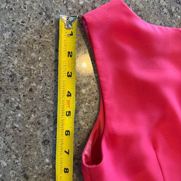 Colors of Sunset Sleeveless Lined Sheath Dress with Rhinestones Size 6 by Chorus - Picture 7 of 11